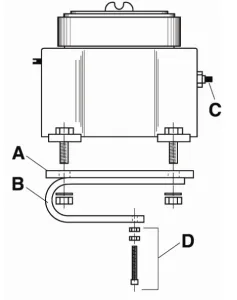 arkacontrols-VS2EX-CLAMP C_11zon آرکا کنترل- نصب C-Clamp